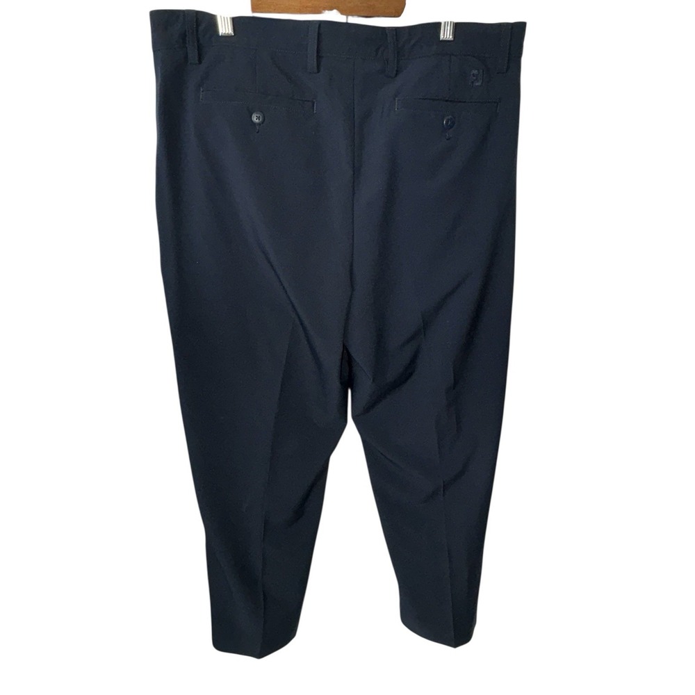 Footjoy‎ Pants Mens 36x29 Blue Athletic Fit Navy Blue Performance Stretch Golf - Picture 3 of 12